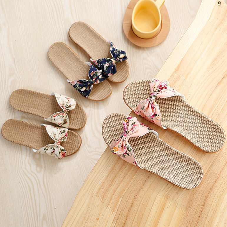 Casual Slip Bohemia Bowknot Slipper