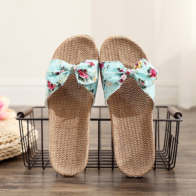 Casual Slip Bohemia Bowknot Slipper