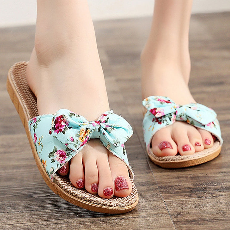 Casual Slip Bohemia Bowknot Slipper