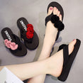 Flower Clip Toe Flip Flops Women Slippers