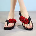 Flower Clip Toe Flip Flops Women Slippers