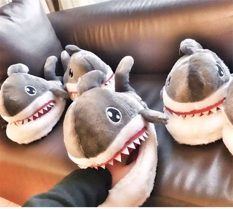 Cotton Warm Indoor Shark Slipper