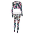 Print Sport  Full Long Sleeve Yoga Suit