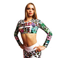 Print Sport  Full Long Sleeve Yoga Suit