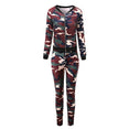 Long Sleeve Women Camouflage Yoga Suit