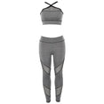 Workout Gym Sexy Mesh Fitness Yoga Suit