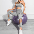 Workout Gym Sexy Mesh Fitness Yoga Suit