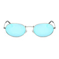 Oval Alloy Frame Retro Sunglasses