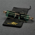 Vintage  square Hip Hop Punk Sun Glasses