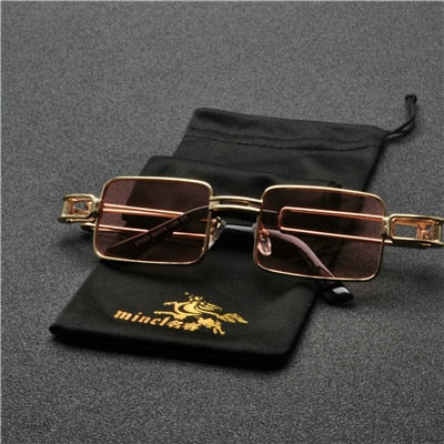 Vintage  square Hip Hop Punk Sun Glasses