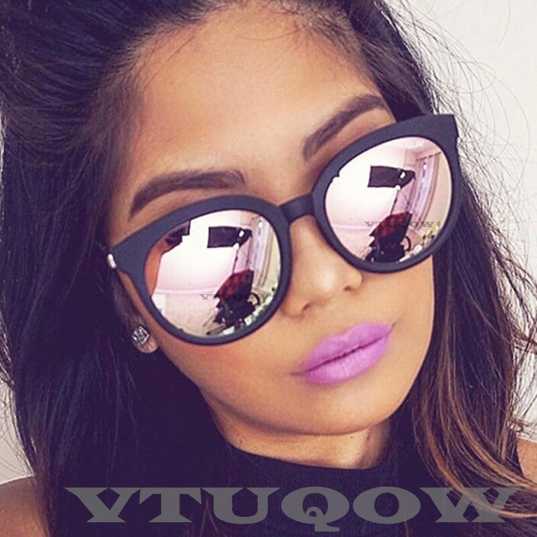 Retro Square Cat Eye Women Sunglasses