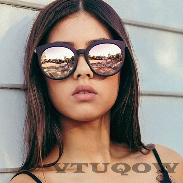 Retro Square Cat Eye Women Sunglasses