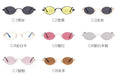 Clear Color Lenses Small Oval Sunglasses