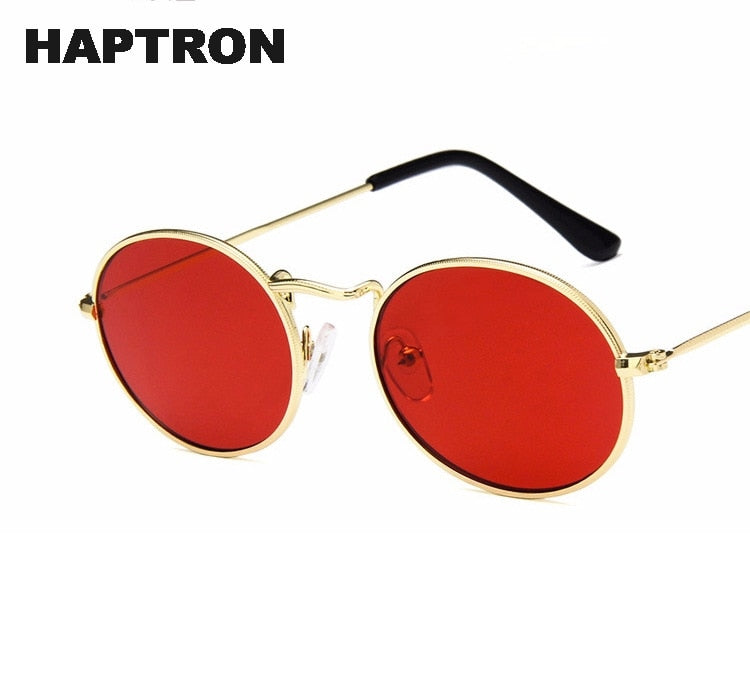 Luxury Retro Oval Sunglasses