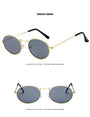 Luxury Retro Oval Sunglasses