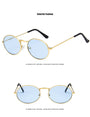 Luxury Retro Oval Sunglasses