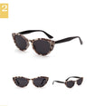 Luxury Cat eye Retro Rivets Sunglasses