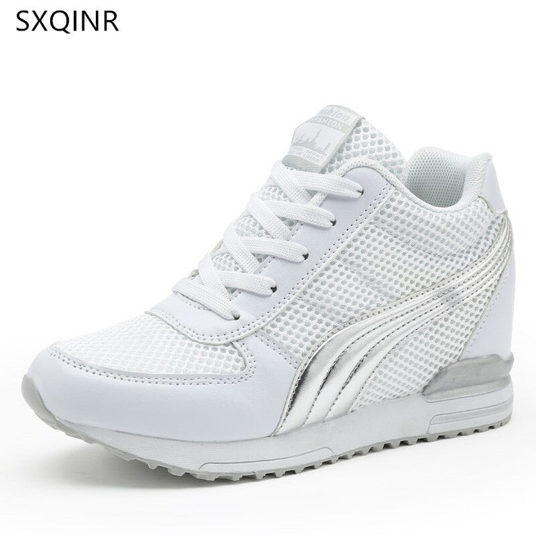 Casual Women Lace Up Platform Sneaker