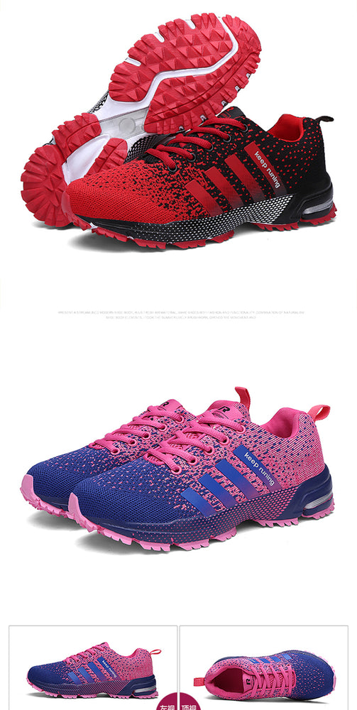 Non slip Wearable Lace up Running Fashion Sneakers