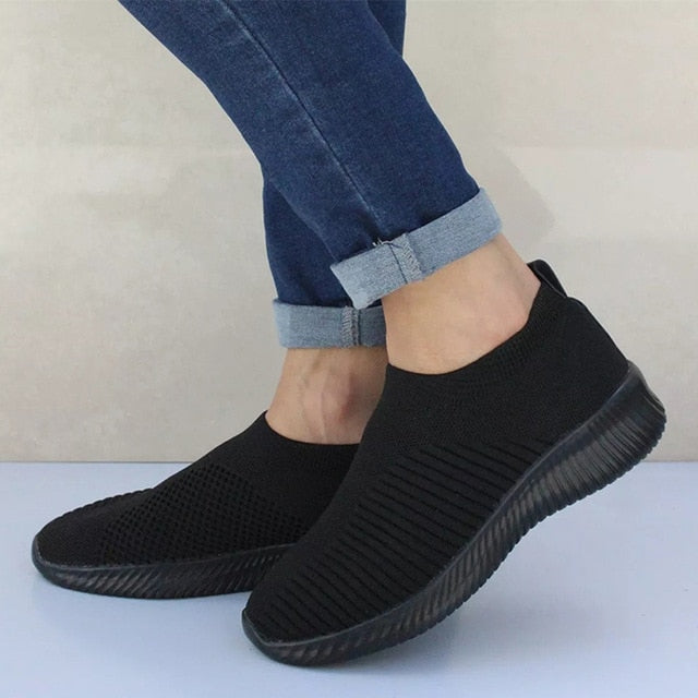 Casual Slip On Air Mesh Soft Shoes Women Sneaker