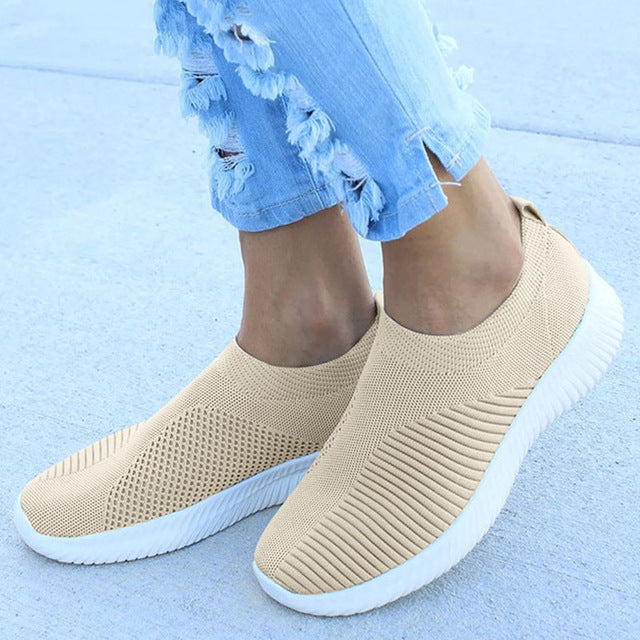 Casual Slip On Air Mesh Soft Shoes Women Sneaker