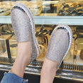 Casual Rhinestones Thick Soled Flat Shoes Sneaker