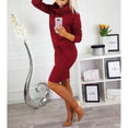 Casual Long Sleeve O Neck Women Dress