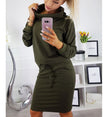 Casual Long Sleeve O Neck Women Dress