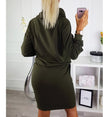 Casual Long Sleeve O Neck Women Dress