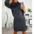 Casual Long Sleeve O Neck Women Dress