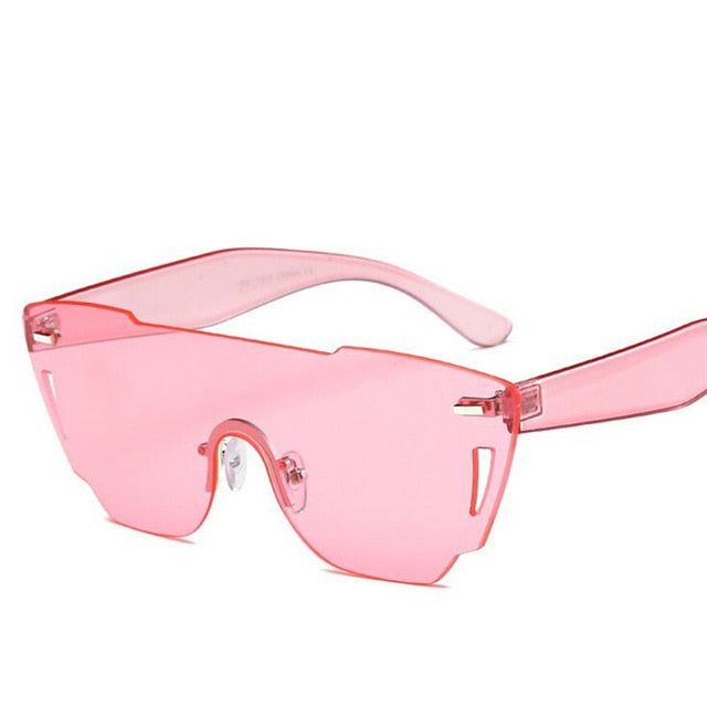 Sexy Cateye Rimless Sunglasses