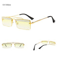 Rimless Retro Shades Small Sunglasses