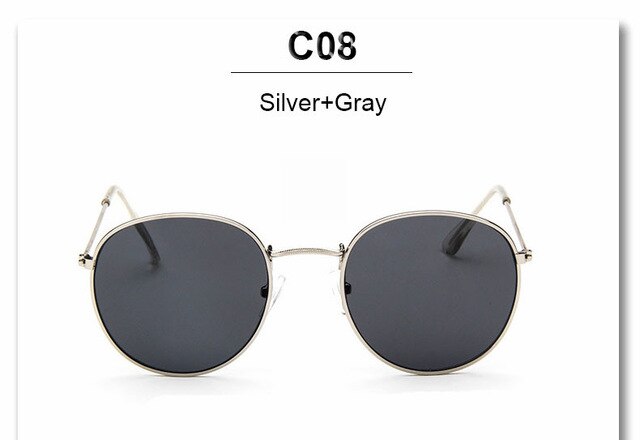 Retro Round Pilot Women Sunglasses