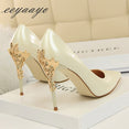 Thin Pointed Toe Bridal Women Pumps High Heels