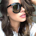 Luxury Oversized Square Gradient Sunglasses