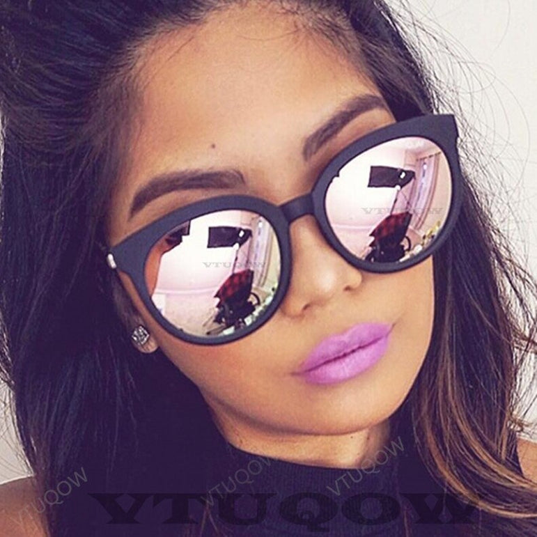 Retro Square Cat Eye Women Sunglasses