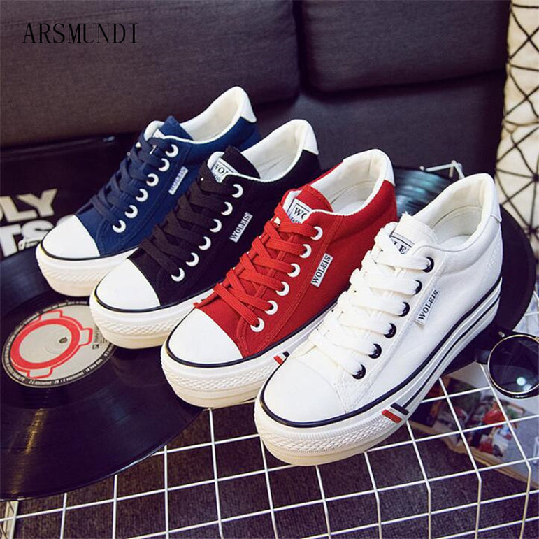 Classy Platform Canvas Sneaker